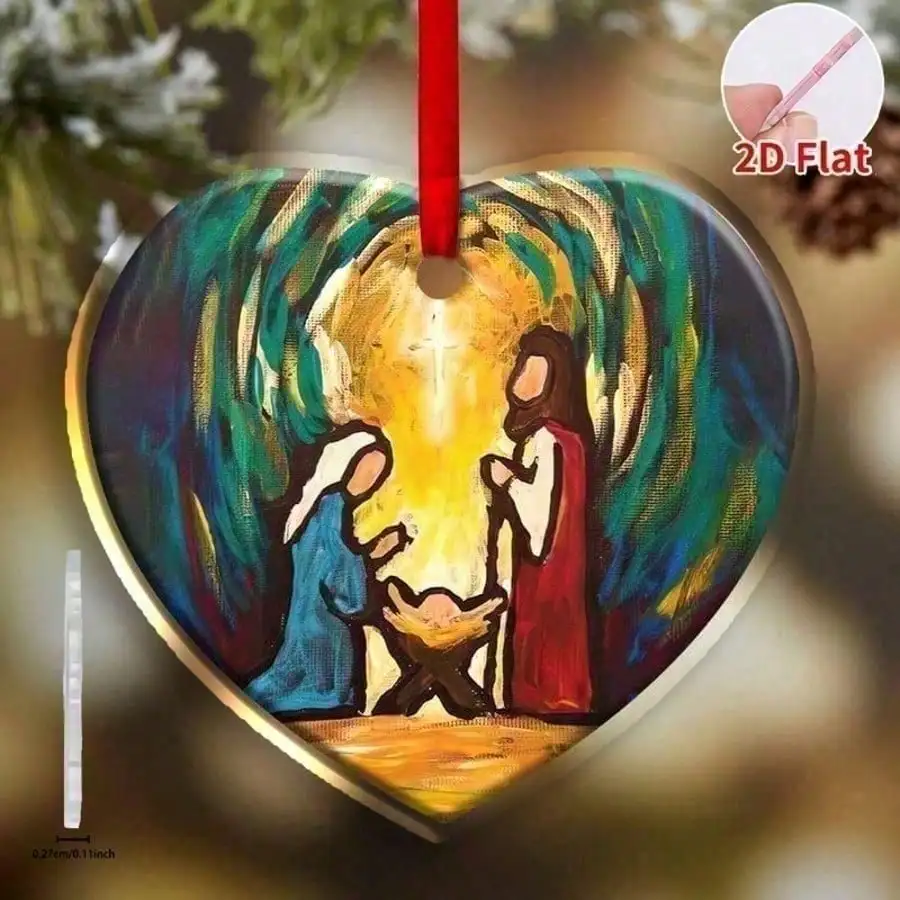 1 Fashion Heart-Shaped Art Pendant – Versatile for Car, Home, Festival – Hanging Ornament, Gift, Backpack & Artwork