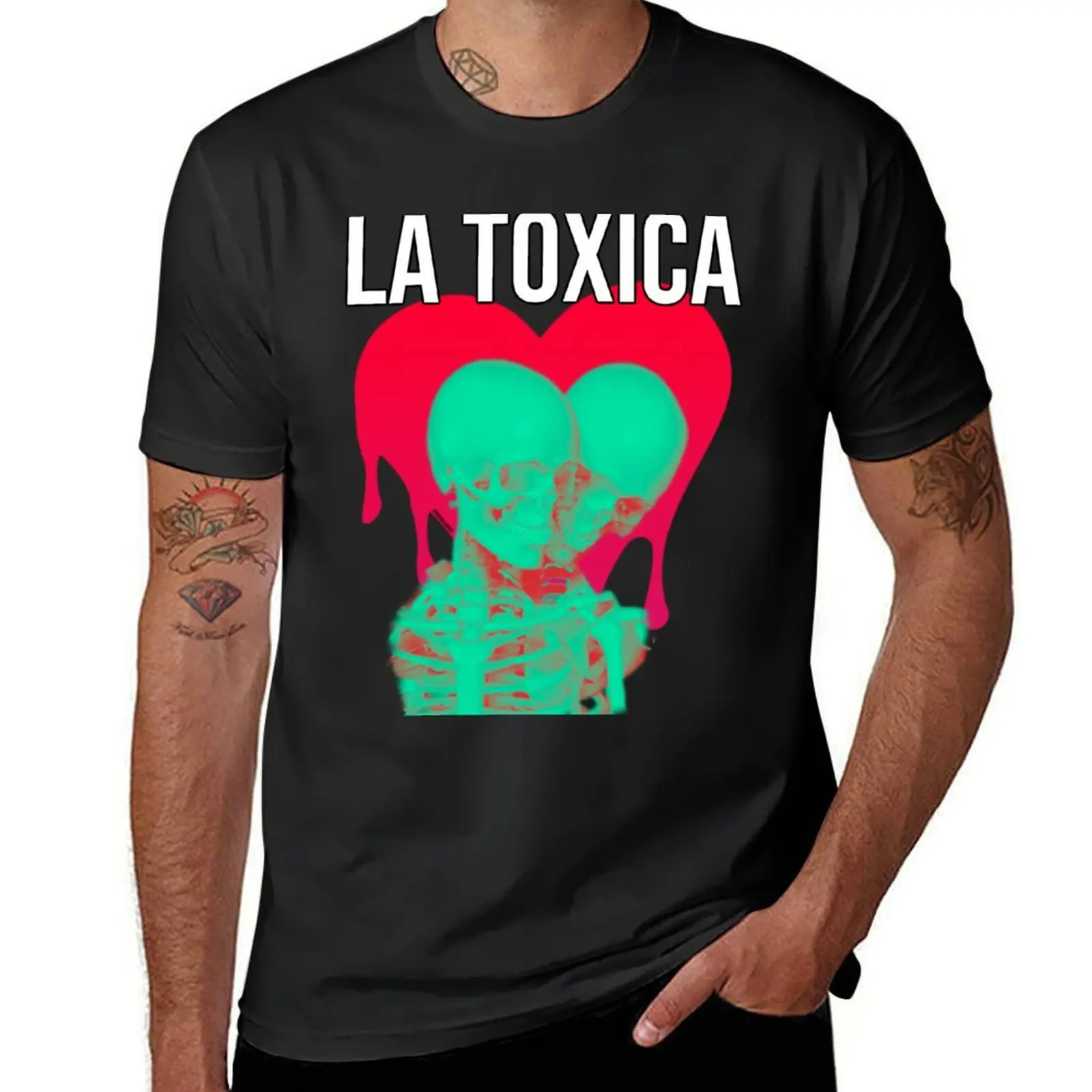 

La Toxica T-Shirt basketball graphic tees oversize t-shirts man plus size tops summer tops mens graphic t-shirts