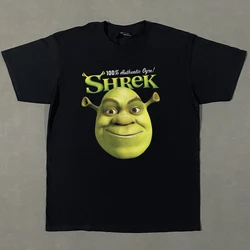 Shrek donkey Princess fionaブラインドおとぎ話の映画純綿Tシャツ