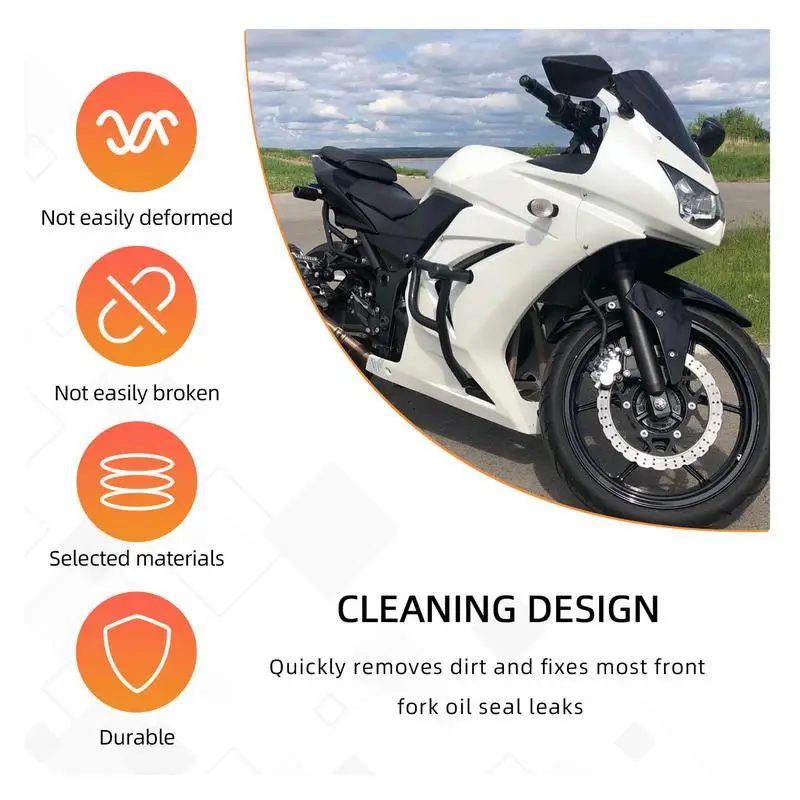 Motorfiets Vork Seal Cleaner Tool Motorfiets Voorvork Afdichting Spaarder Gereedschap Olieafdichting Verwijdering Vork Oliepeil Gereedschap Voorkant Afdichting Mate Olie