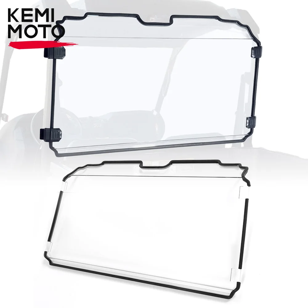 for John Deere XUV 550 560 590i 590E 590M RSX850i Sport Trail RSX860i KEMIMOTO UTV Rear Full Windshield Back Windscreen Window