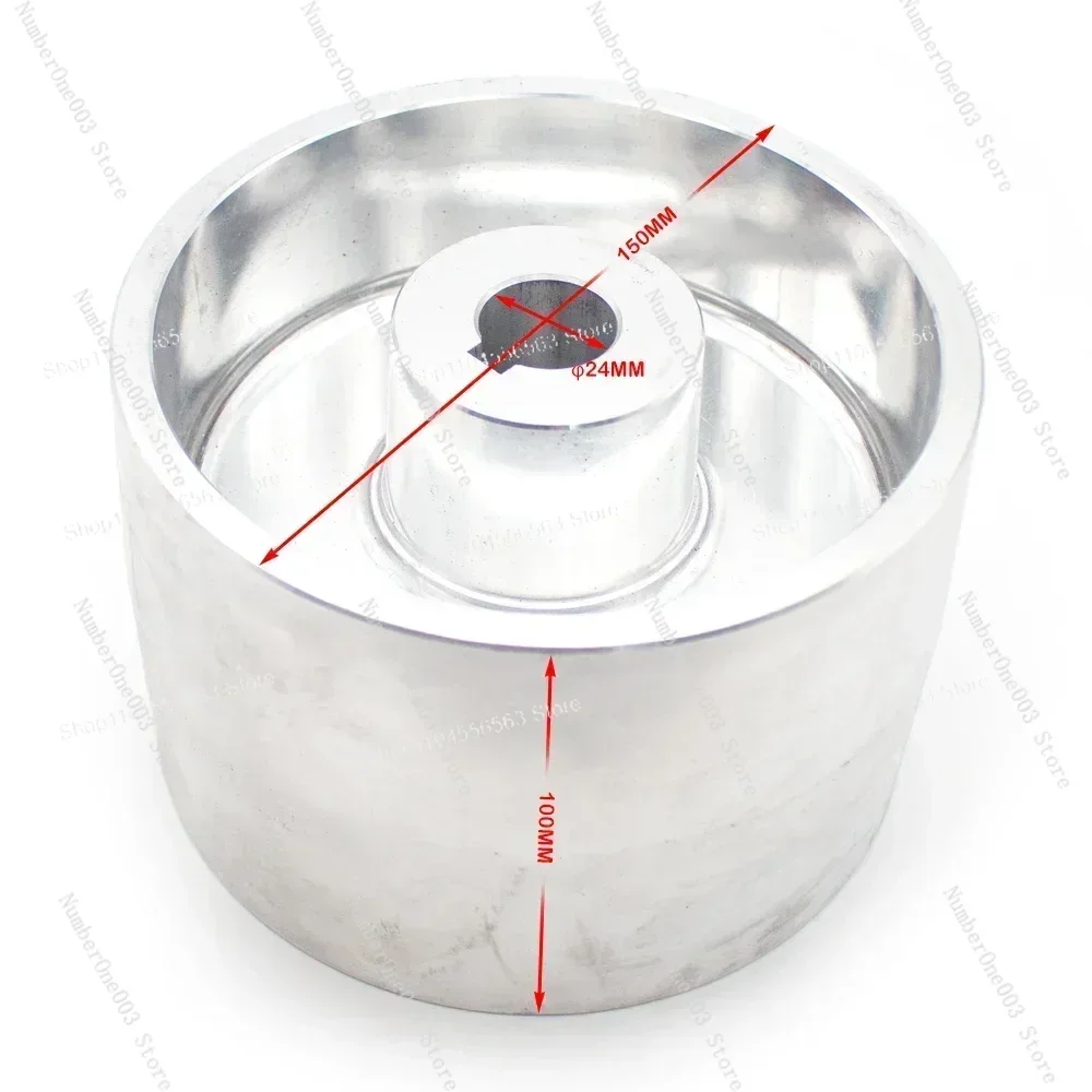 150x100x24MM Aluminum Contact Wheel Active Wheel For Electric Belt Sander Machine With 8x4MM Keyway DIY Sharpener Machine
