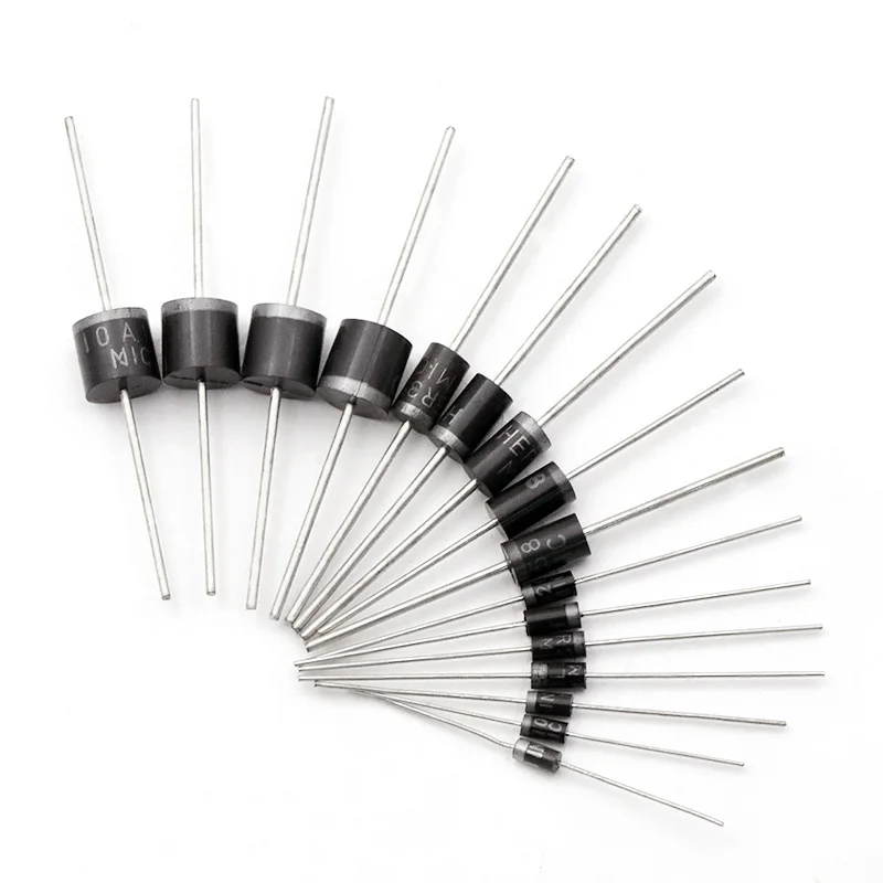 50PCS 1N4001 1N4004 1N4005 1N4007 1N5819 1N5822 1N5824 FR107 FR157 FR207 RL207 SR240 UF4007 Shottky Rectifier Diode Kit