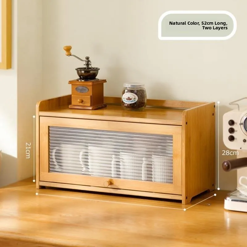 

High-End Cup Organizer Ra Large Capaci Water Cup Storage Box Dustproof Arrangement New Model Student Bowl Storage Container