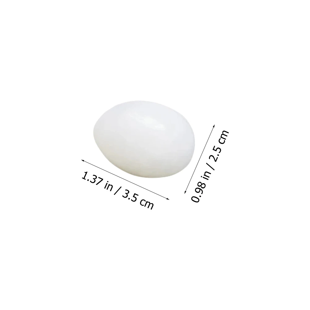 

30Pcs Solid Simulation Pigeon Eggs Realistic Pigeon Nest Decoration Supplies