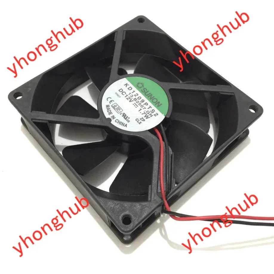 

SUNON KD1209PTS2 13.B2507.GN DC 12V 1.7W 2-wire 90x90x25mm Server Cooling Fan