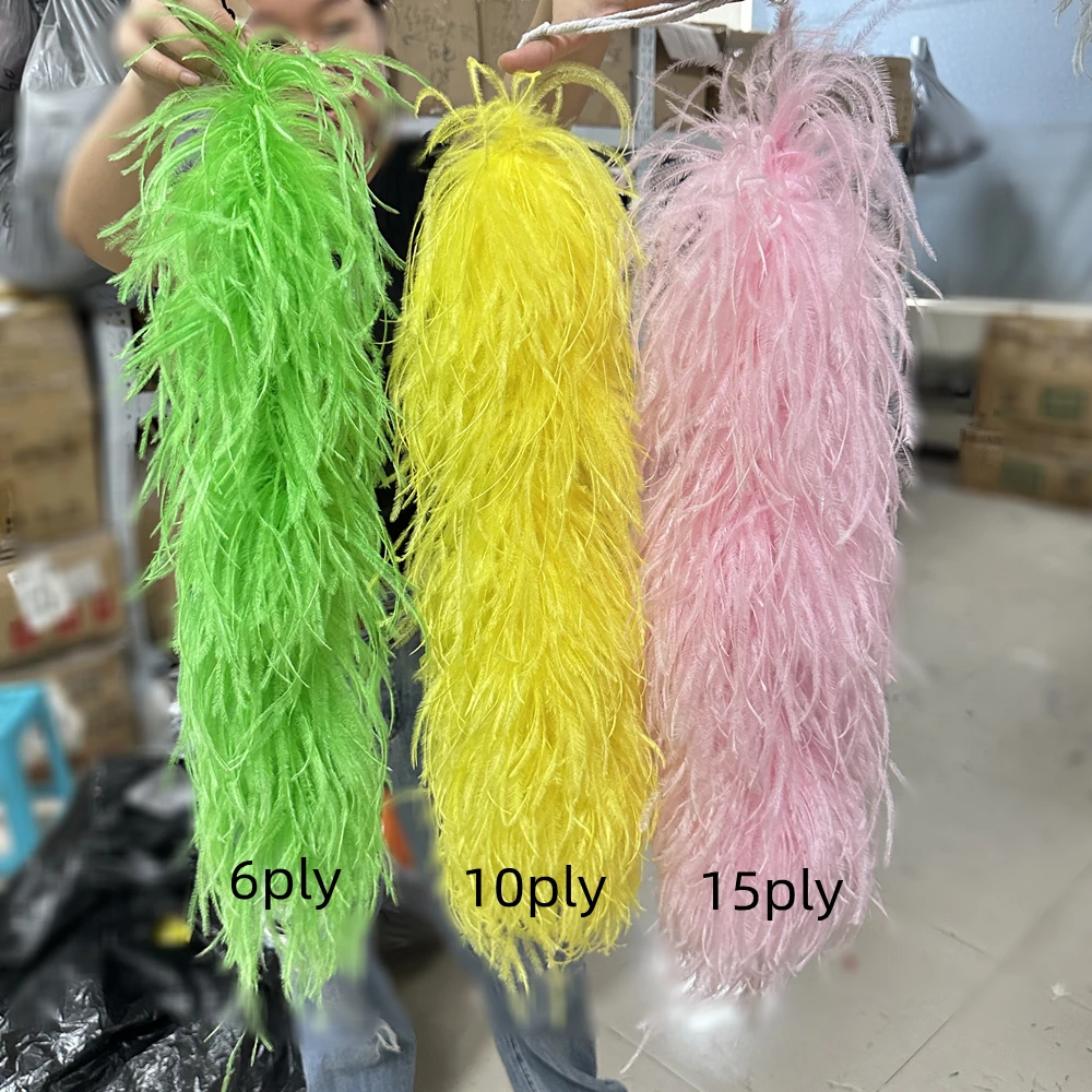 

50 см натуральное страусиное перо боа 4 6 10 20 26ply толстые перья боа, костюм боа, шлейф для одежды, манжеты DIY