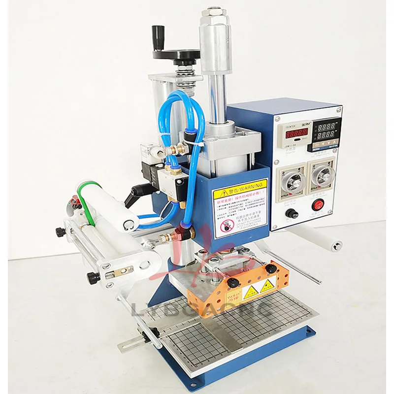 

LY Automatic Hot Stamping Machine PVC Leather Plastic Wood Bronzing Heat Press Machine Optional Hot Stamping Foil Gilded Paper