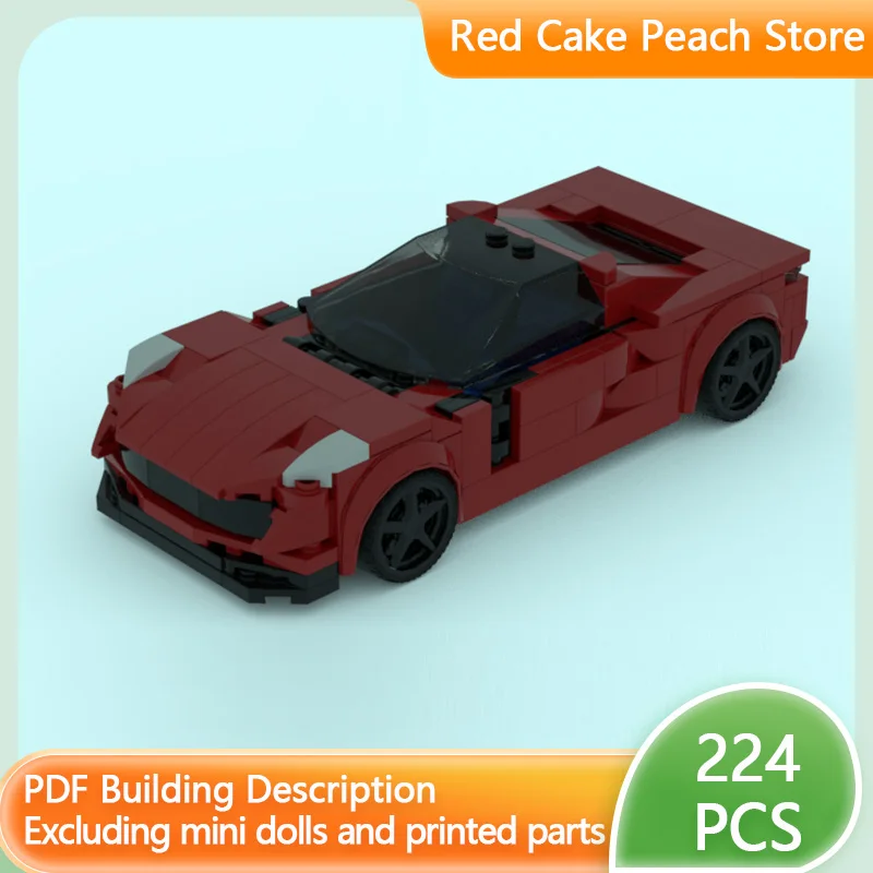 

Speed Racing Car Model MOC Building Bricks C7 Z06 Sports Car Modular Technology Children Holiday Gifts Assemble Toys Suit