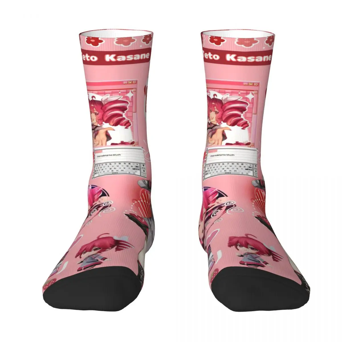 Pearto Poteto аниме Kasane Teto Virtual Singer чулки носки осенние противоскользящие носки унисекс мужские спортивные дышащие носки на открытом воздухе