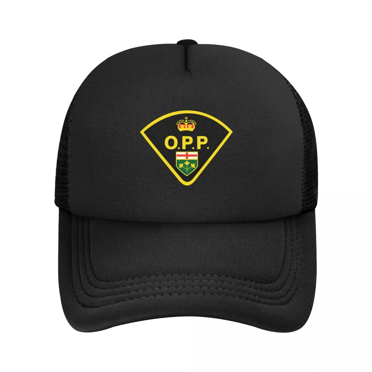 Flash Of Ontario Provincial Police Mesh Baseball Caps Snapback Baseball Hats Casual Casquette Outdoor For Men's And Women's