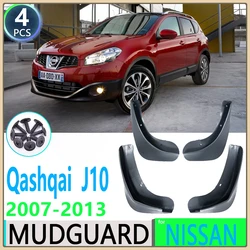 for Nissan Qashqai J10 2007 2008 2009 2010 2011 2012 2013 Fender Mudguard Mud Flaps Guard Splash Flap Mudguards Car Accessories