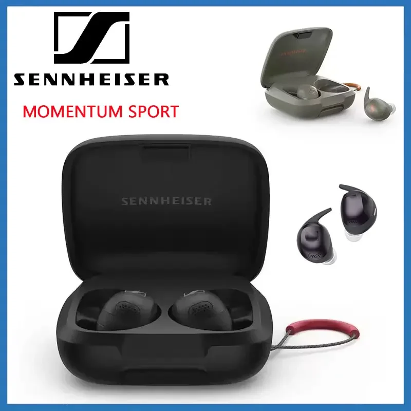 Audífonos Deportivos Sennheiser Momentum 2026 con Ajuste de Sonido Deportivo y ANC Adaptativo, 24 Horas de Duración de Batería, Monitor de Actividad Física