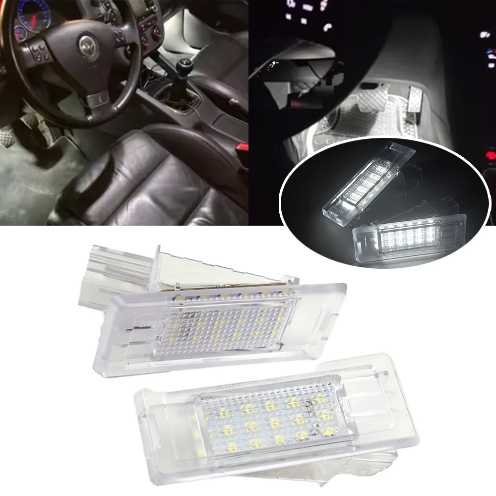 جديد 2X LED رقم الترخيص لوحة ضوء لرينو اسبيس IV المناظر الطبيعية الخلابة II لاغونا II فلوينس كابتور مودوس FL ل داسيا لوجان MCV #2