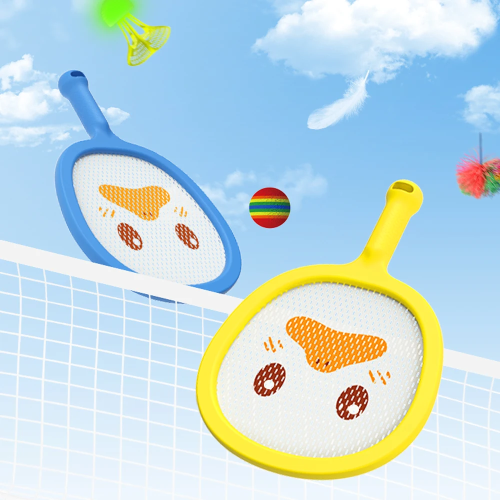 

Kids Tennis Racket for Beginners - Soft Foam Racket with 3 Types of Balls, Lightweight Outdoor Indoor Sports Toy for 3-12 Years