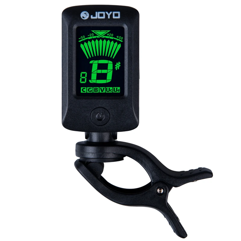 

JOYO JT-06 Digital Guitar Tuner 440Hz Mini Clip-on Chromatic Tuner for Acoustic Bass Violin Ukulele Electric Guitar Tuner