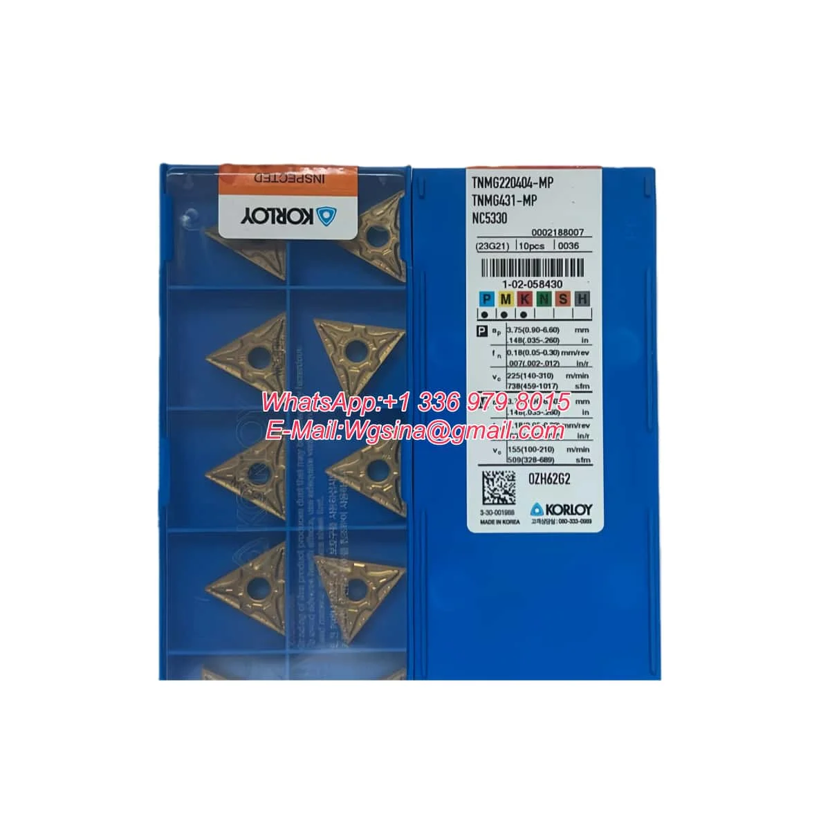 KORLOY 100% Original TNMG TNMG11 TNMG16 TNMG22 TNMG110308 TNMG160404 TNMG160408 TNMG220404 HM Medium Carbide Turning Inserts