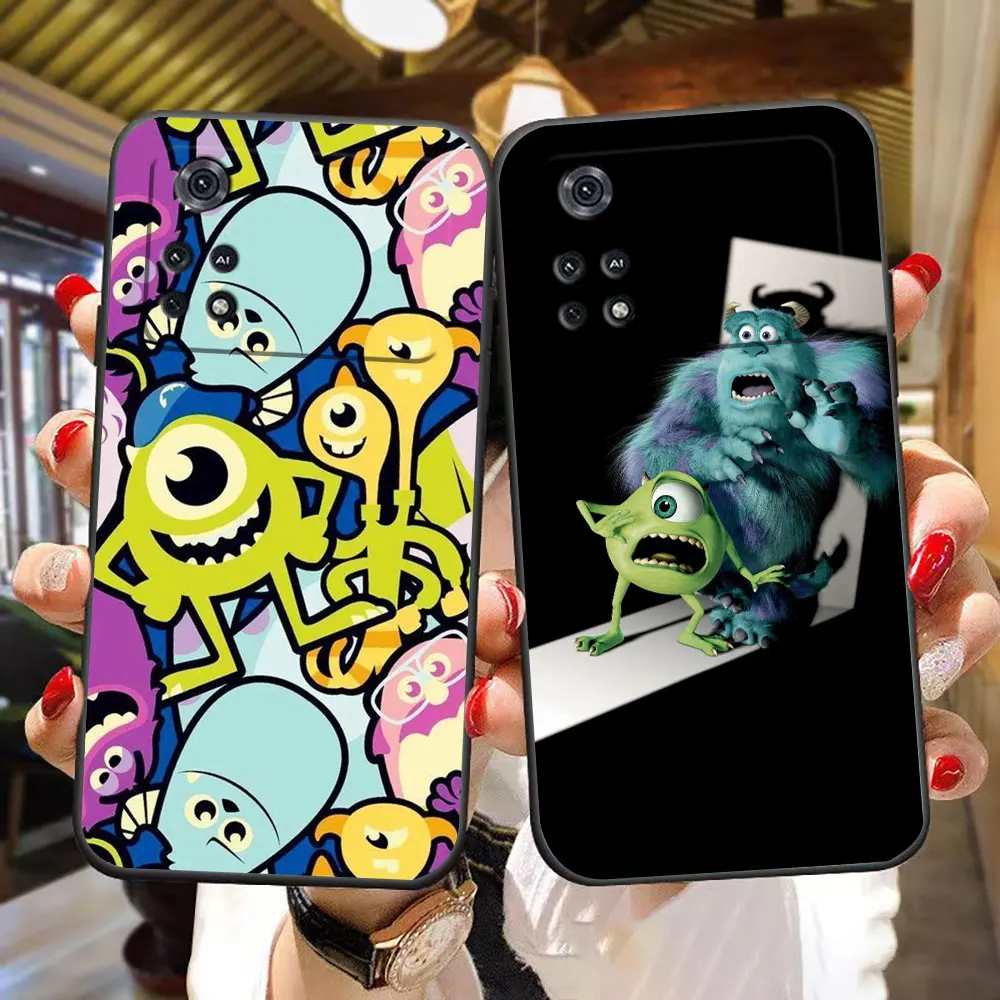 Anime M-Monsters INC Phone Case For Xiaomi 10T 11 11T 12T 13 13T 14 Poco X5 X4 X3 M6 M5 M4 M3 F6 F5 F4 F3 GT Pro NFC Case Funda