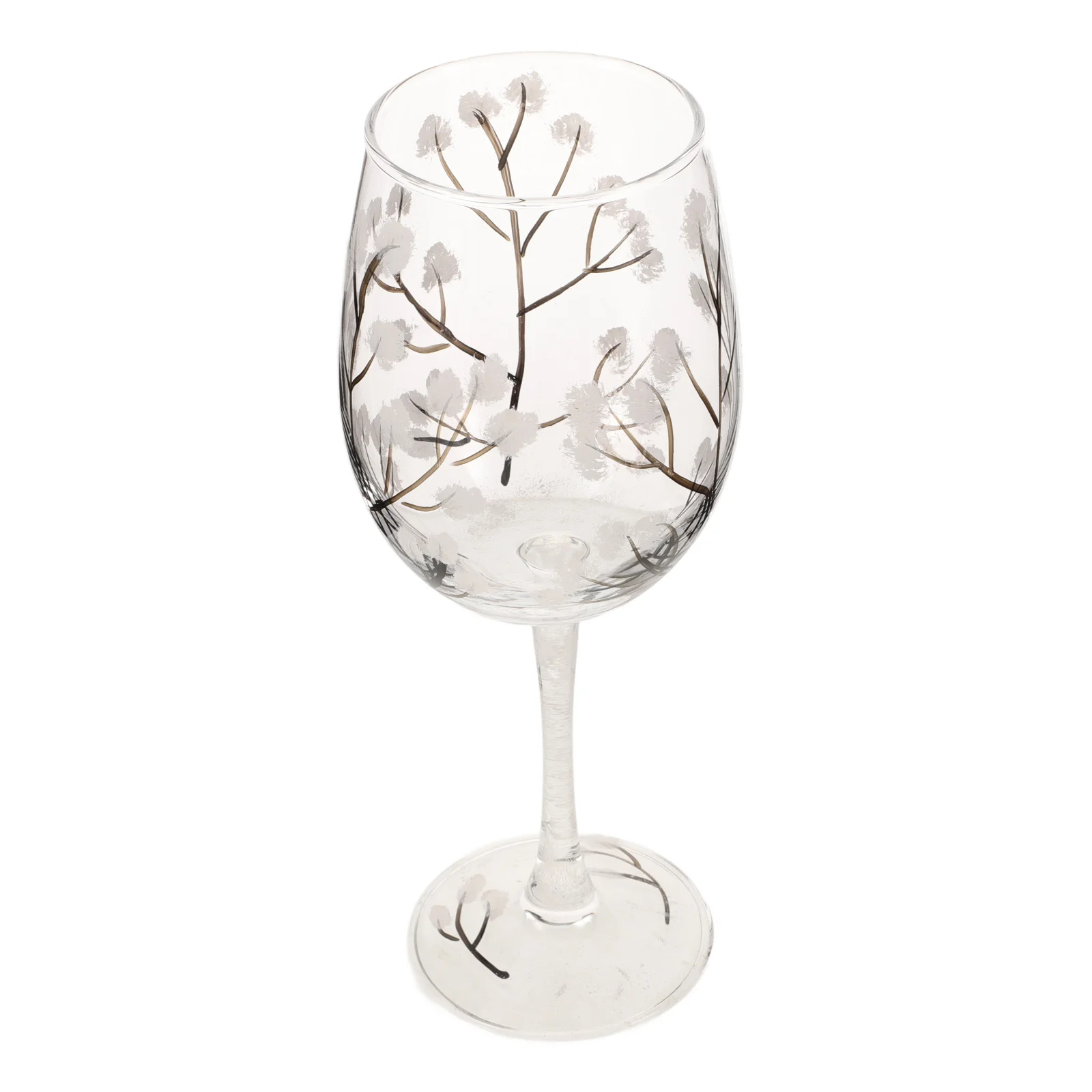 

Hand Painted Colorful Wine Glass Unique Long Stem Goblet for Birthday Present Home Decoration Red Wine Glass Elegant Style