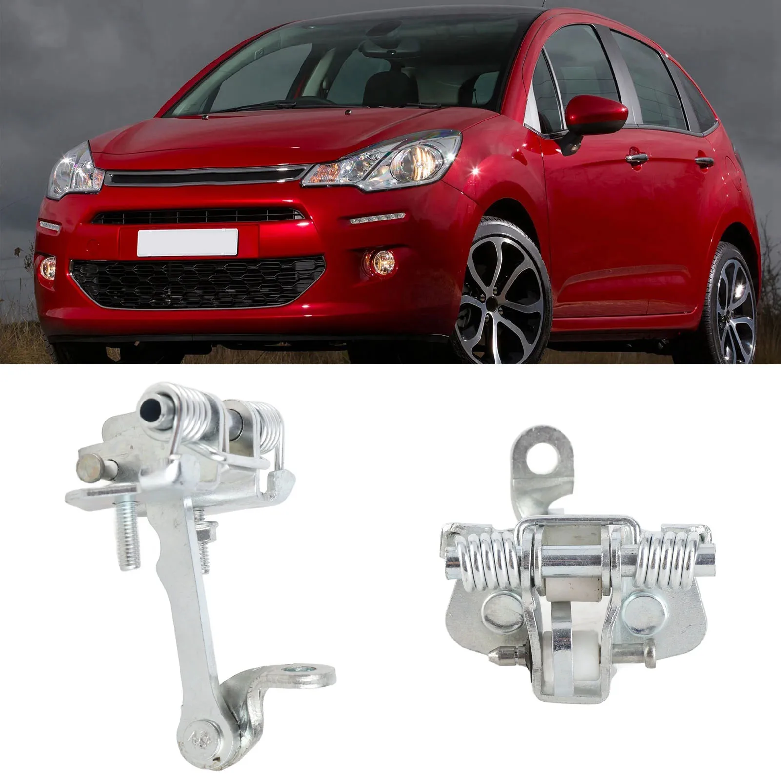 For Citroen C3 2002‑2015 Car Door Hinge Check Limiter Car Door Check Front Left Right Door Hinge Stop 9181H1 Replacement