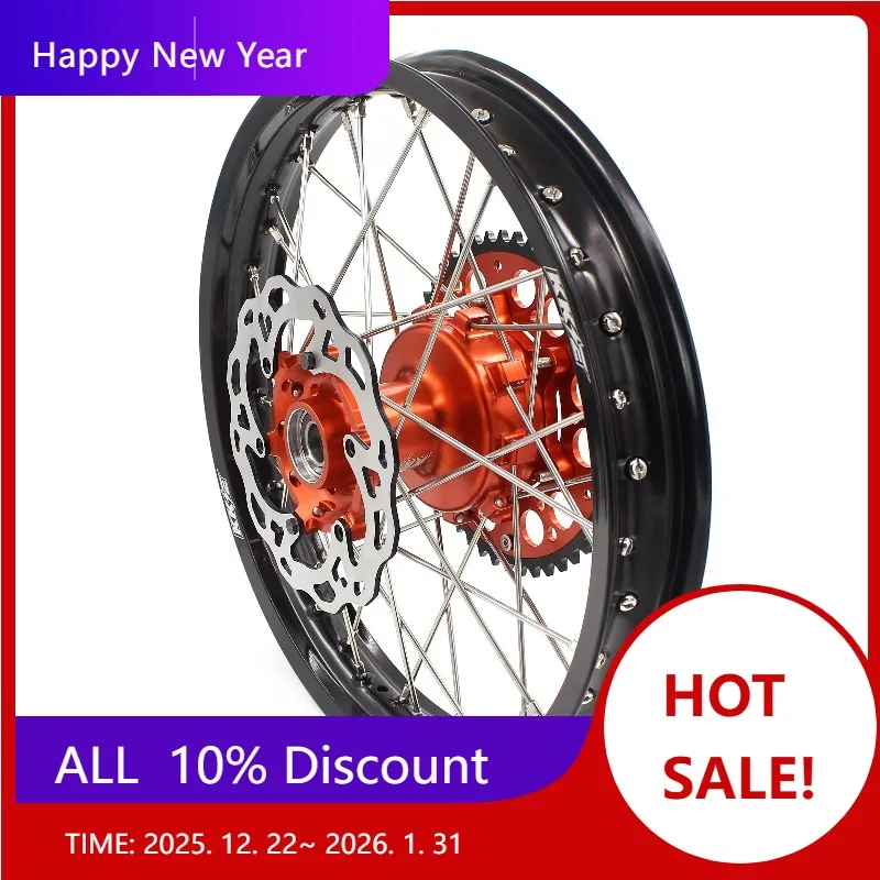 

【2025】 21/18 эндуро CUSH привод для KTM EXC EXC-F EXC-W 125-530CC 2003-2024 колеса для внедорожного велосипеда со звездочкой и диском