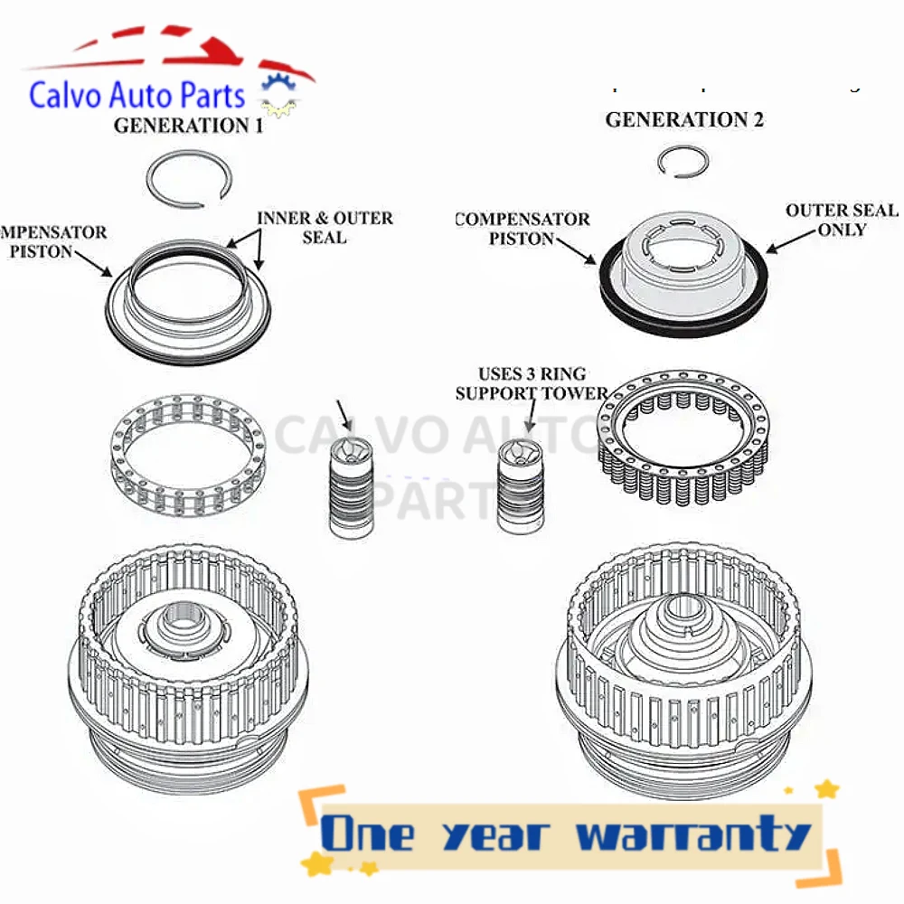 6T35 6T40 6T45 6T40E 6T45E 6T30E Transmissie Koppeling Invoer Drum Voor GM Buick