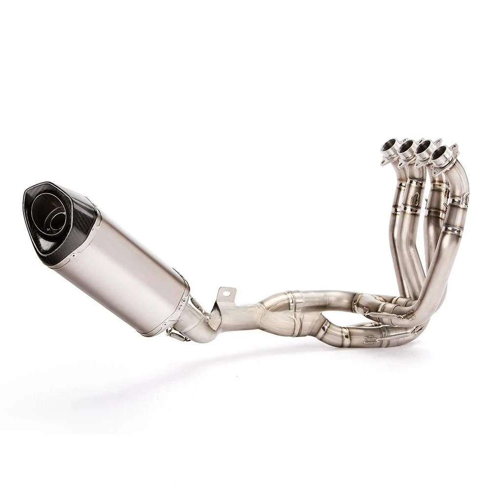 Motorcycle Accessories High Performance Aftermarket Titanium Carbon Fibre Exhaust  Muffler Pipe System for Honda CBR1000 2008