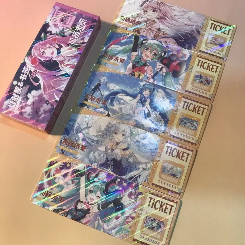 40Pcs/Lot 9# 2D animation peripheral laser ticket bookmark character collection card postcard