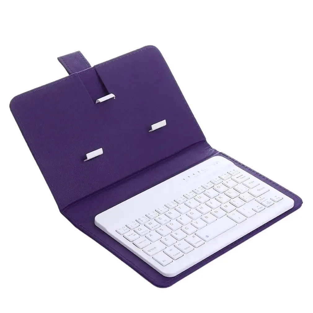 Global Wireless Bluetooth Keyboard For Iphone Huawei Xiaomi Tablet Mini Keyboard Mobile Phone Gaming Keyboard PU Case Support