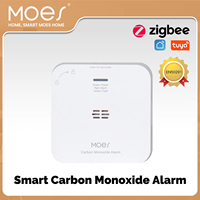 MOES Tuya ZigBee CO Detector Alarm Gas Leak Carbon Monoxide Detector Wireless Household Gas Siren Alarm Sensor Smart Safety Home