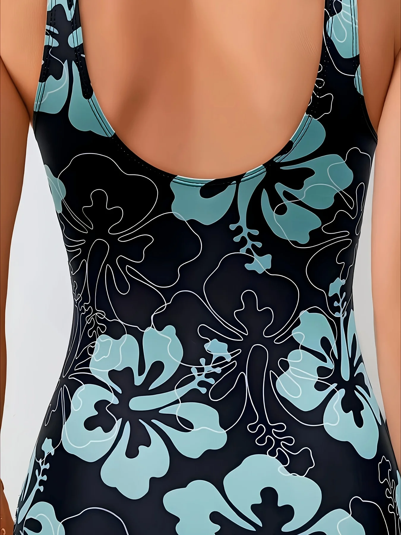 Verão feminino nova cintura simples temperamento esportes piscina ao ar livre maiô de uma peça