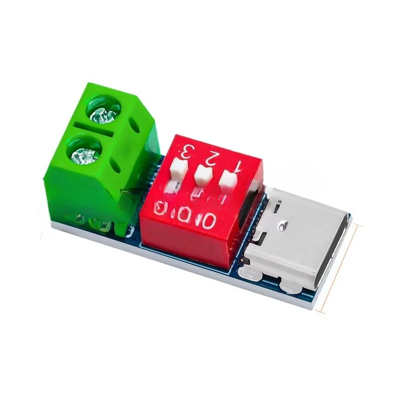 Original PDSink PD Trigger QC PD Fast Charge Test Board - Adjustable 5~20V Adjustable eFor Charger Testing & DIY Power Projects.