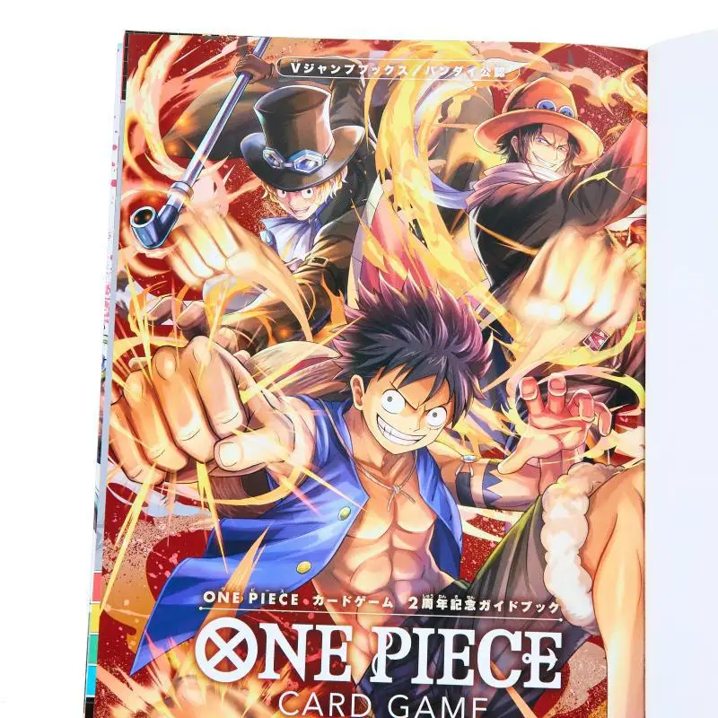 لعبة بطاقات قطعة واحدة للذكرى الثانية دليل كامل على شكل حرف V Jump Shueisha 9784087798197 كتاب