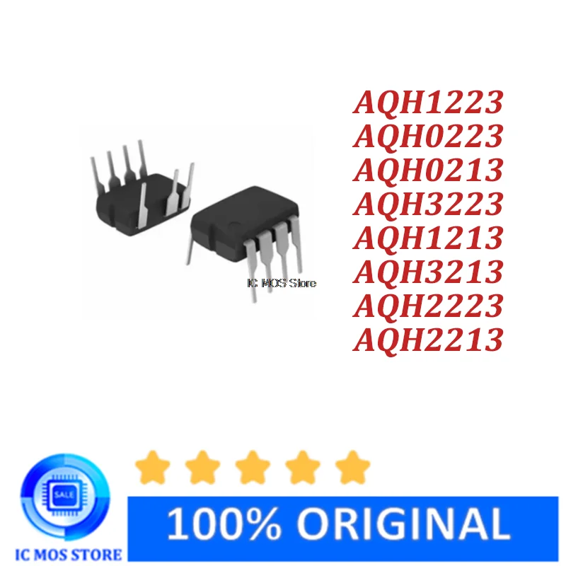 10PCS AQH3213 AQH3213A AQH2223 AQH2213 AQH0223 AQH1223 AQH0213 AQH3223 AQH1213 DIP-7 IC