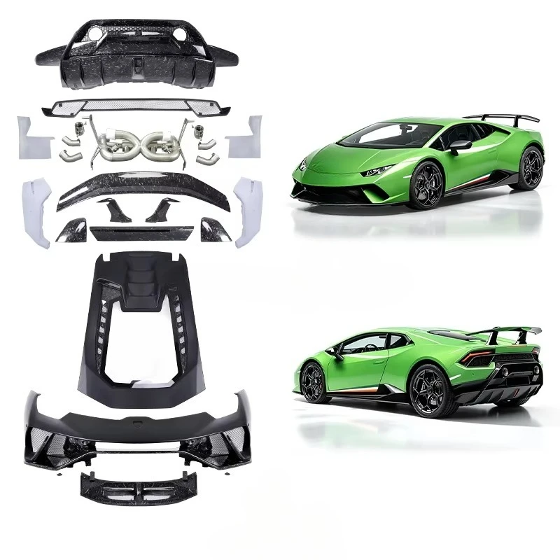 Carbon Fiber P Style Body Kit for  Huracan LP610 LP580 Facelift Car Accessories Auto Parts Tuning Kit