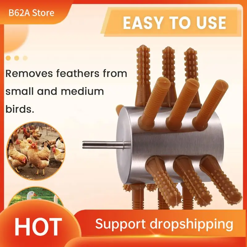 

B62A Chicken Plucker Drill Attachment Chicken Plucker 18 Large Size Chicken Removal Plucker Machine