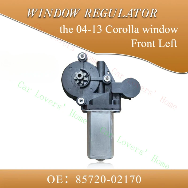 

Высококачественный мотор стеклоподъемника передней левой двери для Toyota Corolla 2004-2013, 2-контактный, 85720-02170