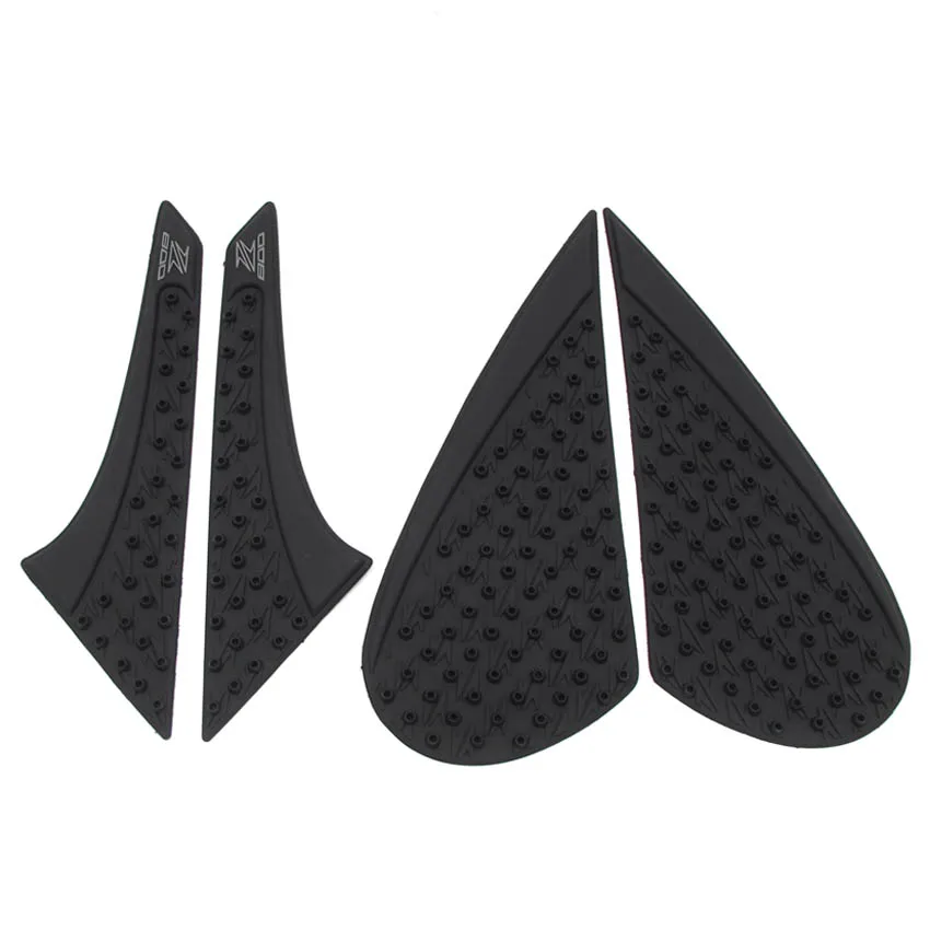 가와사키 ZR800 Z800 ABS 2013-2017 용 오토바이 연료 탱크 패드 미끄럼 방지 스티커 측면 연료 탱크 패드 방수 고무 스티커