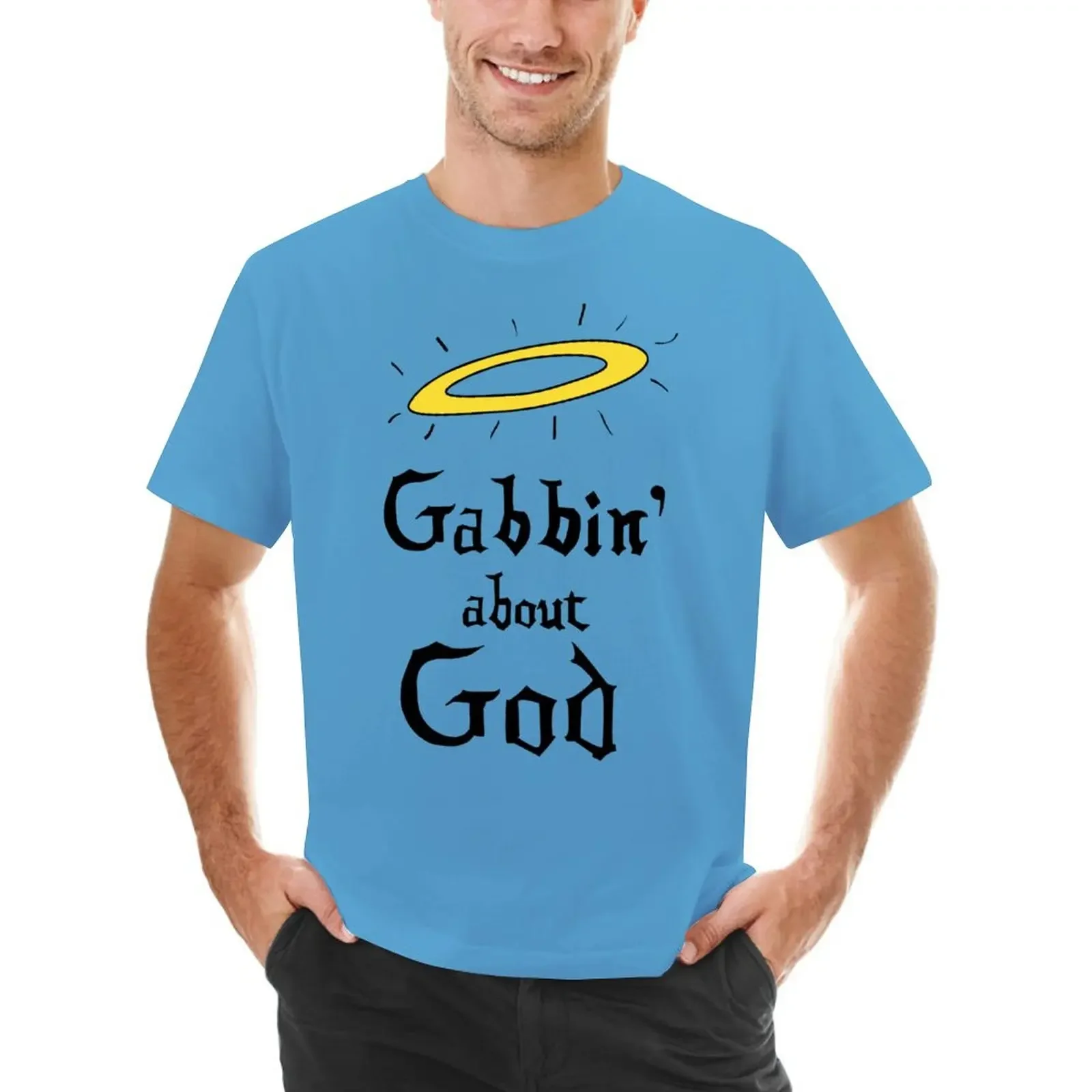 

Модная Летняя мужская футболка Gabbin' About God