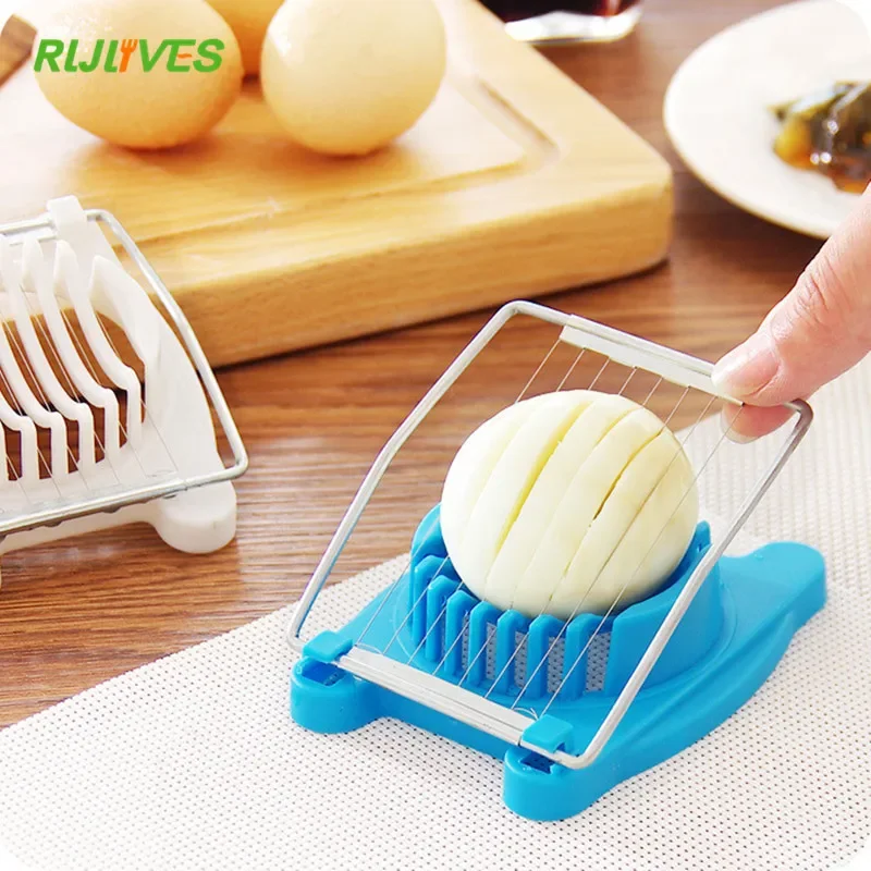 Rebanador de huevos de acero inoxidable, herramienta Manual de cocina, procesador de alimentos, cortador de frutas, 1 unidad