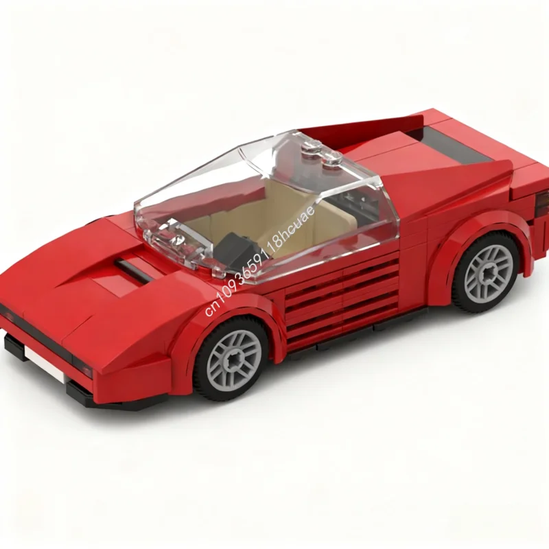 

157pcs MOC Testarossaes City Champions supercar Model Building blocks Kids Modular idea craft toys Assemble Christmas gifts