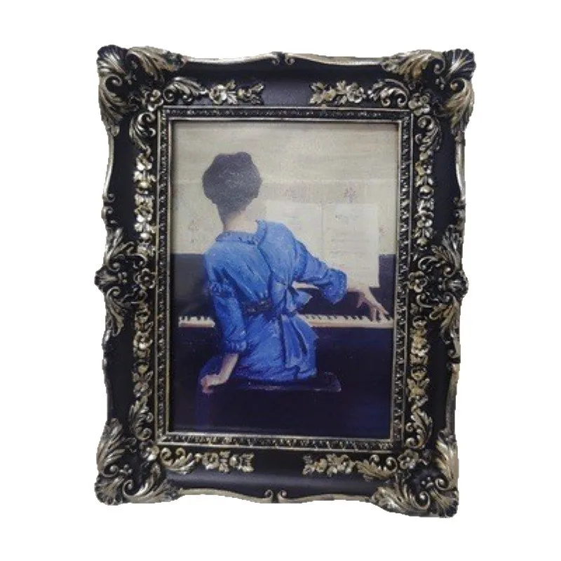 

Mutihome Room Decoration French Pastoral Style Retro American Picture Frame Living Room Bedroom Decoration Picture Frame