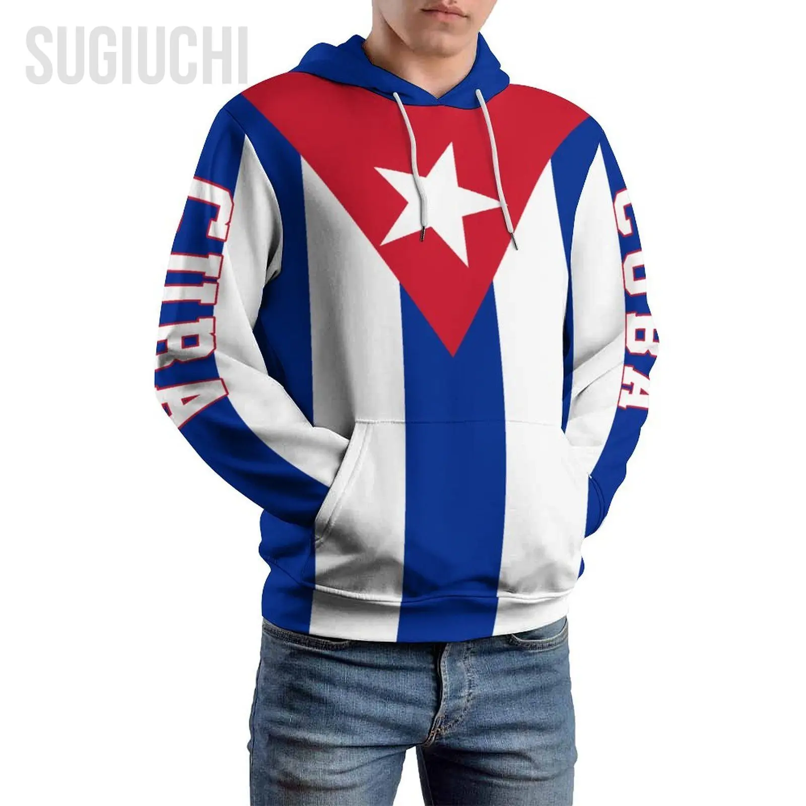 

Unisex 3D Hoodie Cuba Flag Men Women Polyester Harajuku Sweatshirt Pullover Hoodies Casual Cool