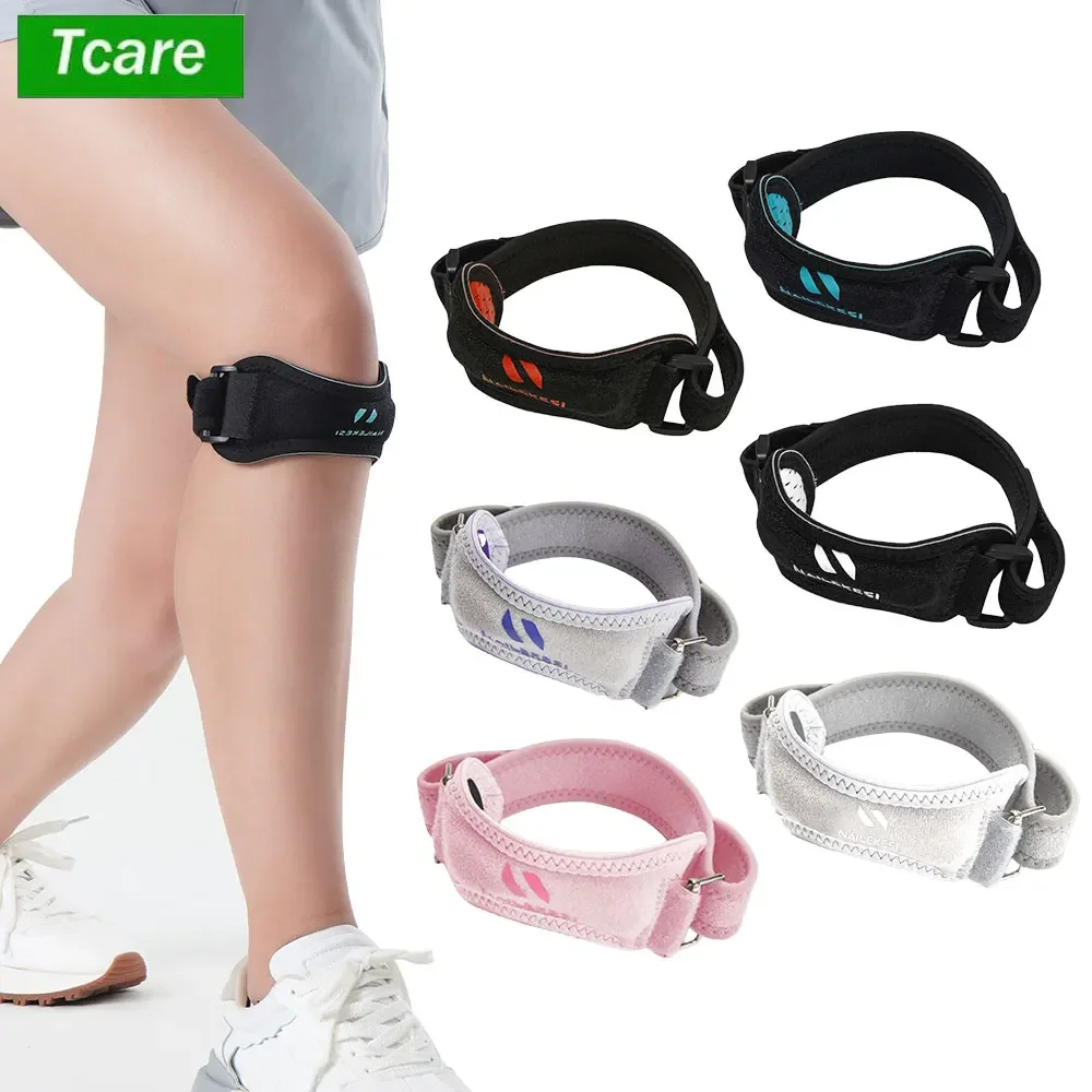 1 Pcs Patella Knee Brace - Knee Support, Running, Hiking, Jumpers Knee, Tendonitis, Adjustable Strap Patellar Tendon Stabilizer