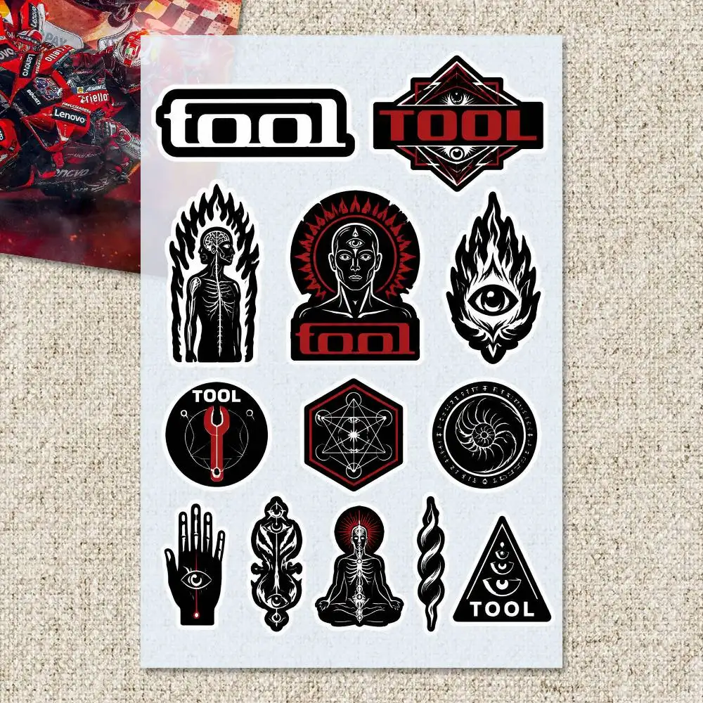 T-ool Japanese Motorcycle Sticker Suitable for Motorcycle Body Reflective Car Sticker Helmet Decal view 3