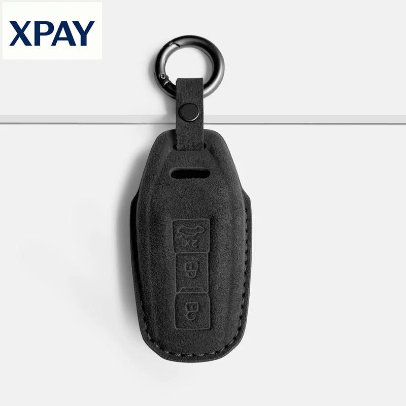 New High end suede key bag box For Audi A5L A7 Q5A8 Q7Q8Q3 A6A4 new 2025 All inclusive male and female car protective case key c