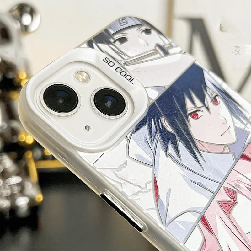 ناروتو ساسوكي ساكورا ساي أنيمي جراب هاتف آيفون 11 12 13 14 15 16 17 برو ماكس زائد 17 اير ناروتو غطاء مقاوم للصدمات كابا #2