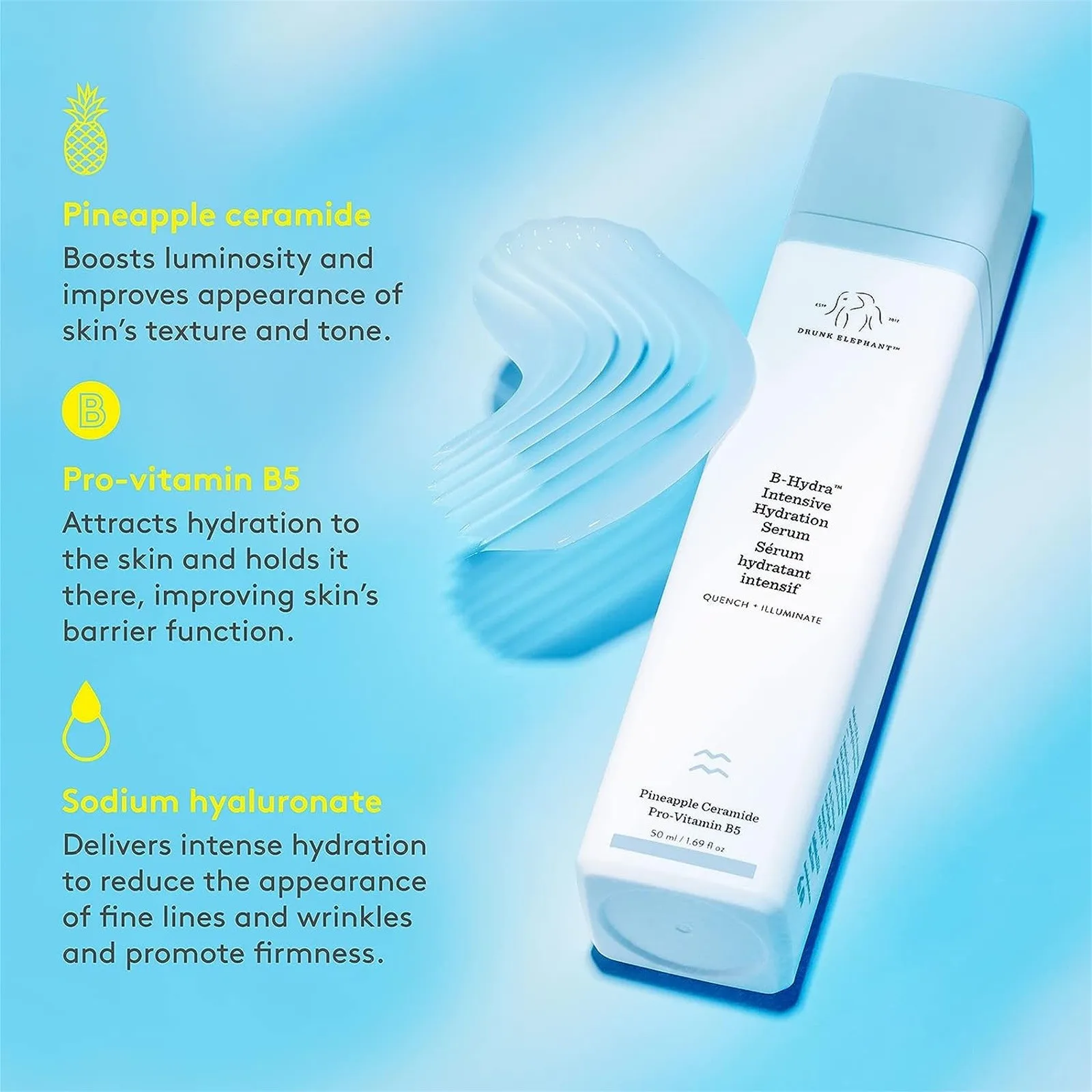 Intensive Hydration Essence 50ml Hydrate And Moisturize Lightweight Repairing The Skin Barrier 1PCS Intensive Hydration Essence