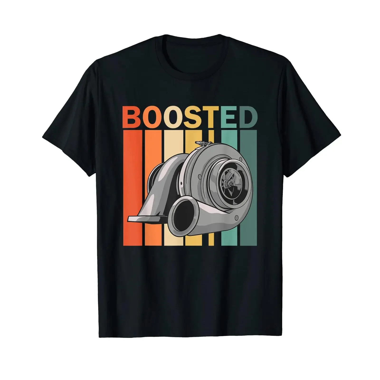 Turbo Auto Boost Boosted Turbocharger Tuner Retro Race T Shirt vintage Washed Comfortable Casual Top For Everyday Wear Slightly
