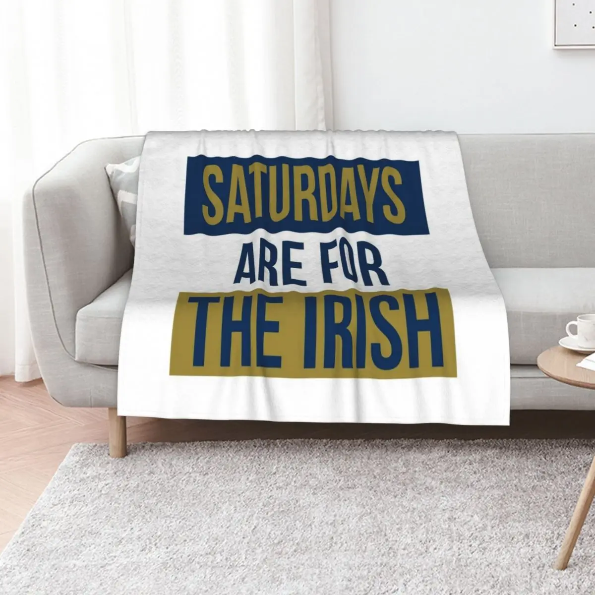 

Saturdays Are For The Irish Shirts & Stickers Throw Blanket Soft Cute Plaid funny gift Sleeping Bag Blankets
